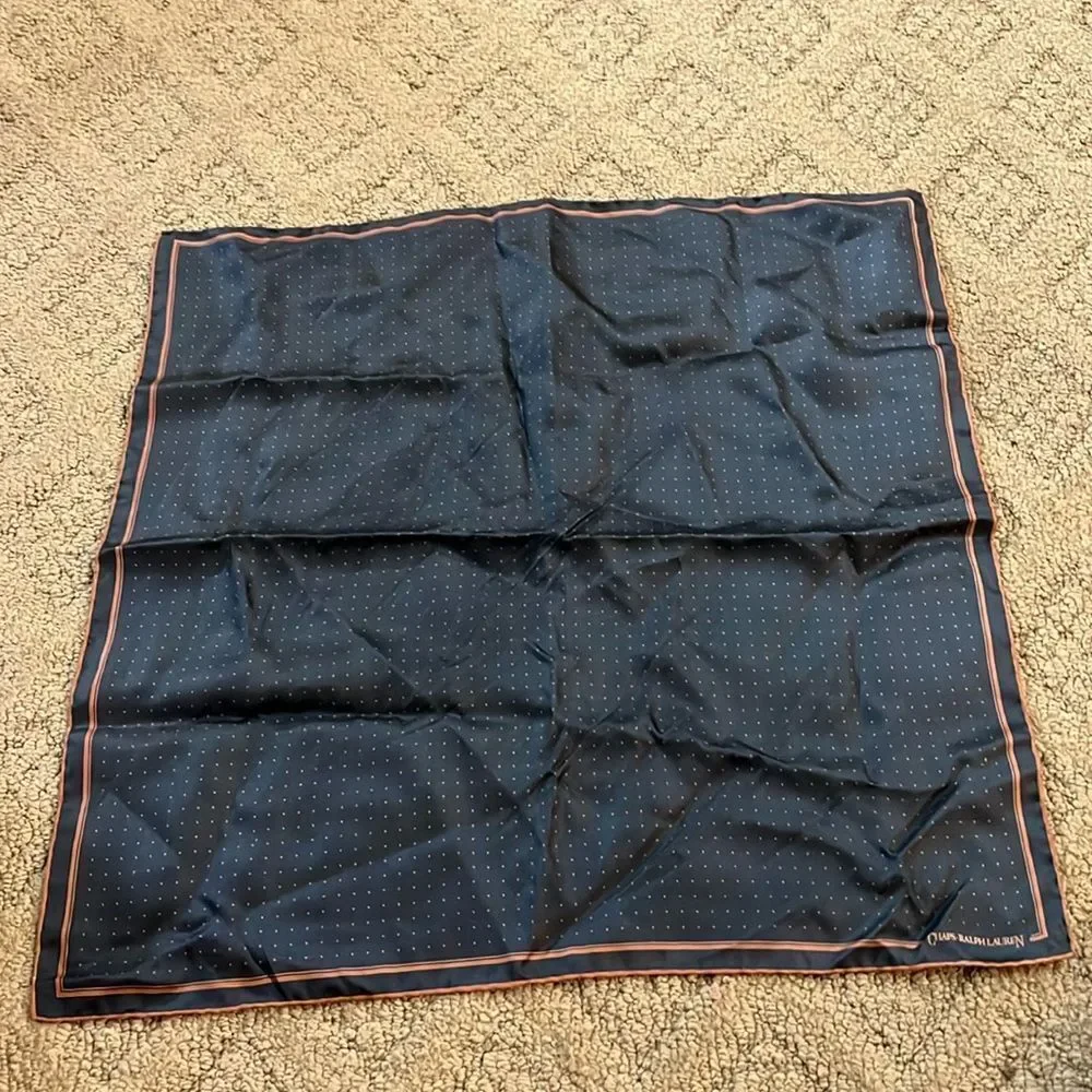 Chaps Ralph Lauren Gray Square Scarf | 18